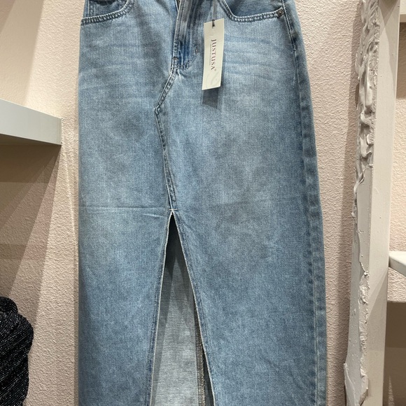 Just USA Dresses & Skirts - Just USA Light Blue Denim Skirt